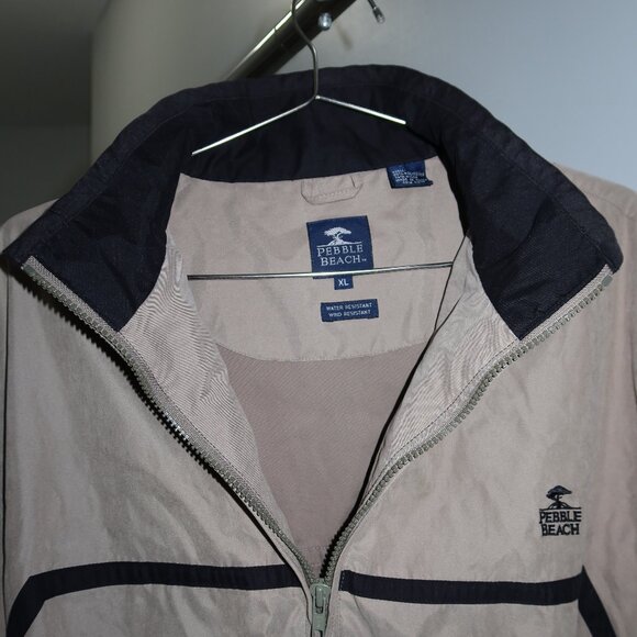 Pebble Beach Mens Zip Water Resistant - Picture 1 of 6